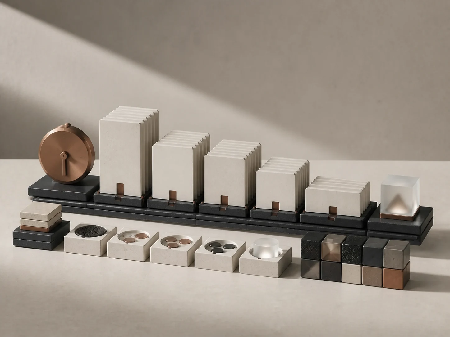 Modular daily scheduling machine with time blocks and prediction components